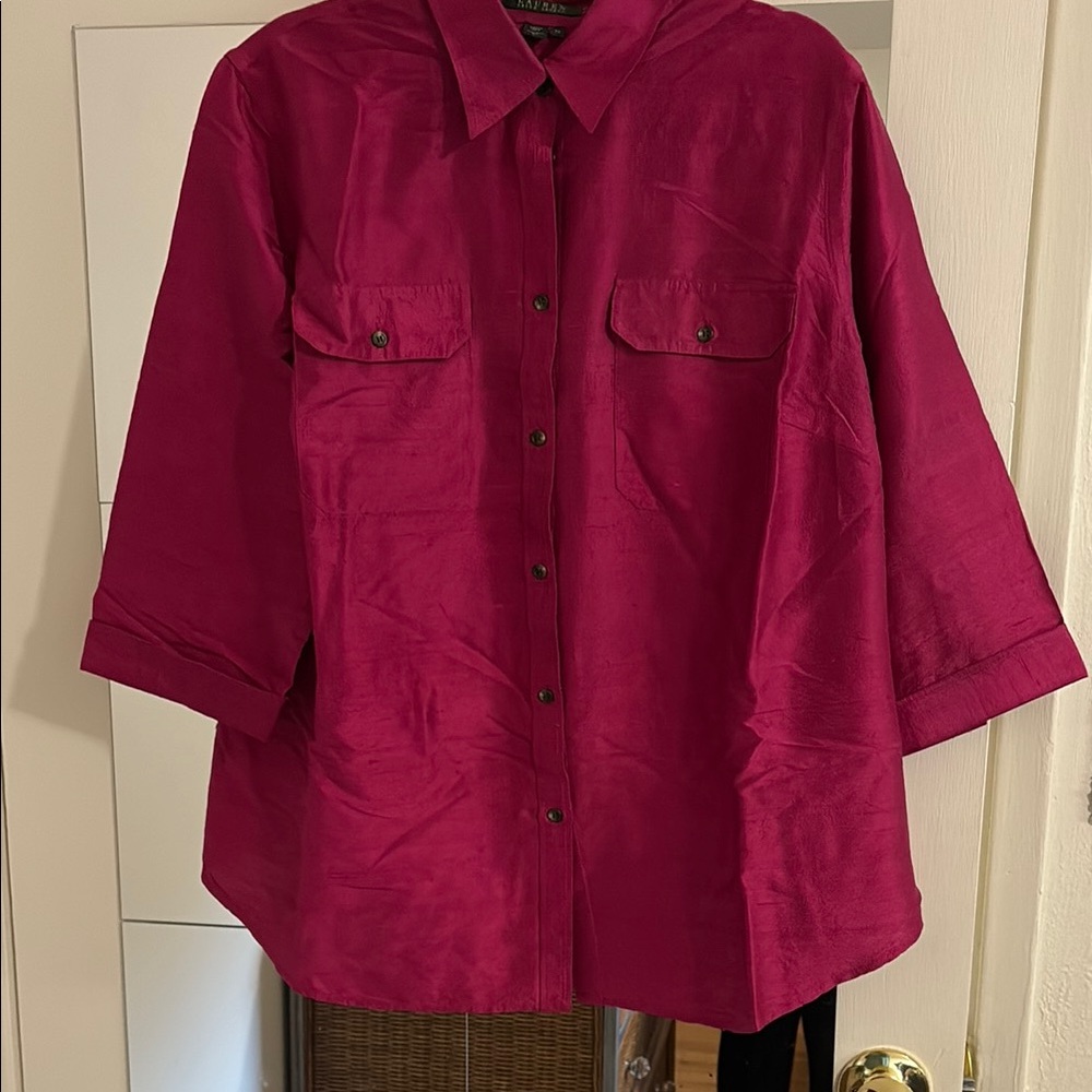 Lauren Ralph Lauren Fuchsia Blouse